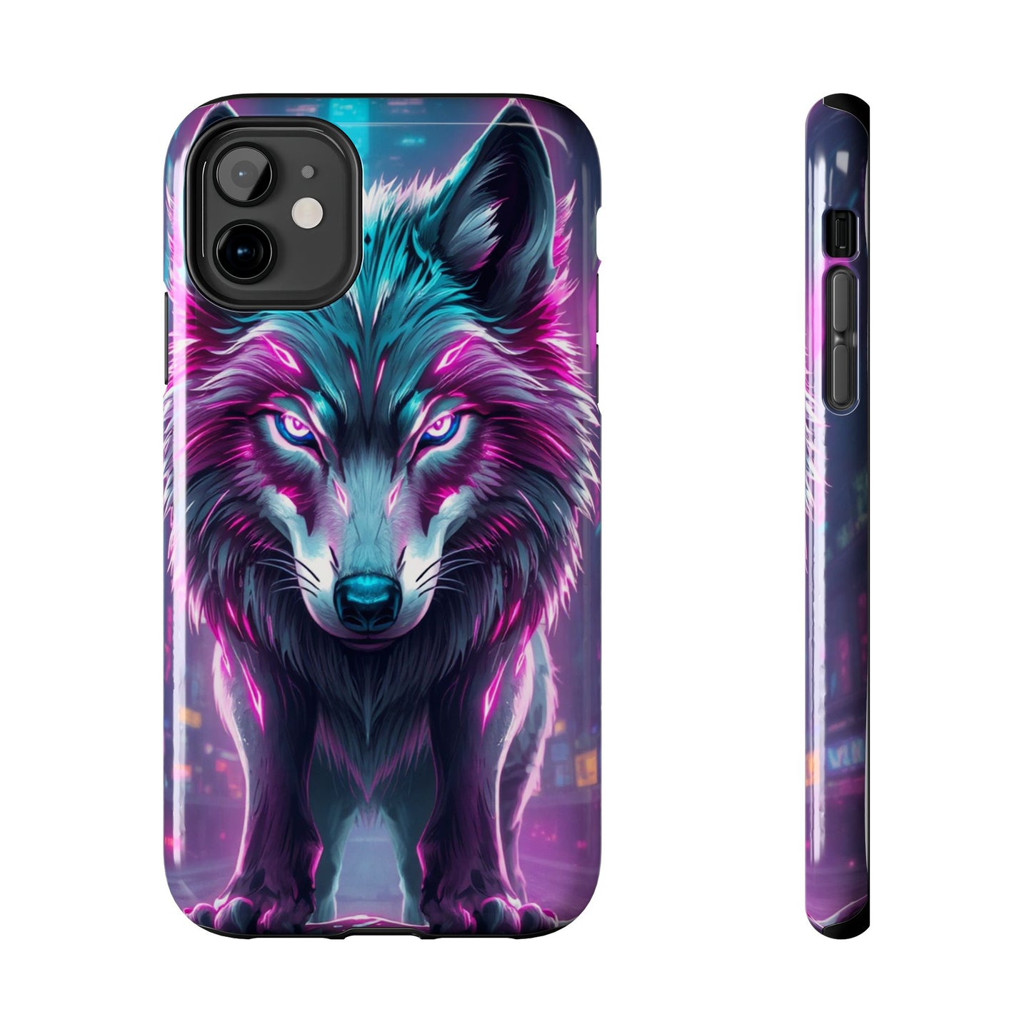 Fierce Wolf Phone Case - Tough & Vibrant Design for Animal Lovers