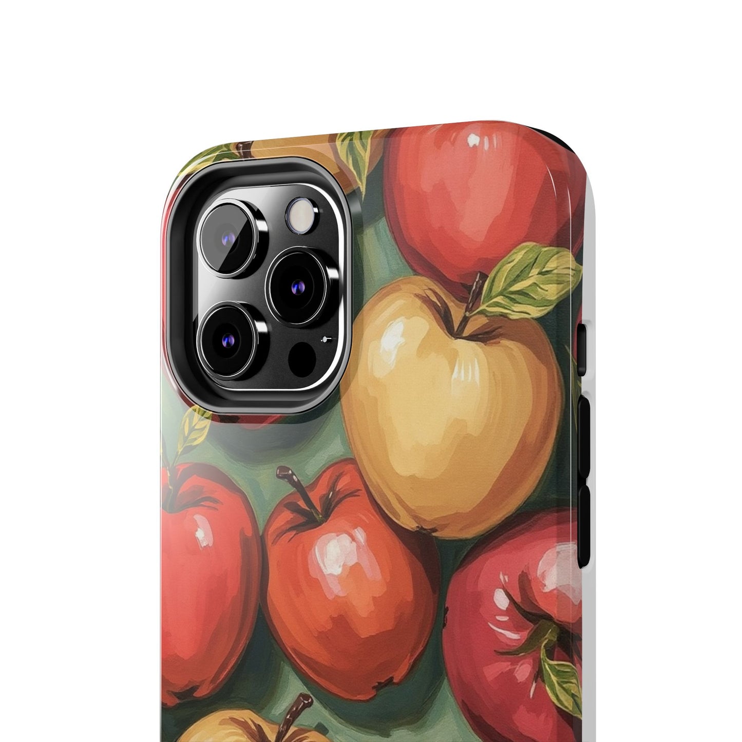 Colorful Painted Apples Art Tough Phone Case - Durable & Stylish Protection - for iPhone