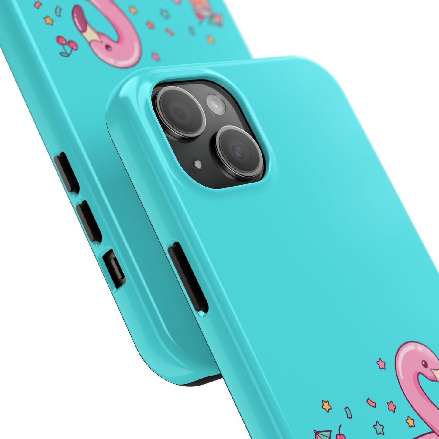 Flamingo Pool Party iPhone Case