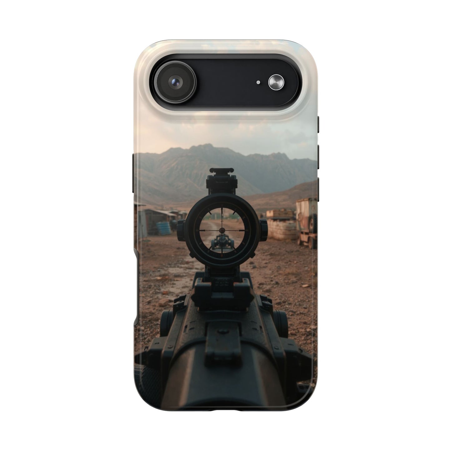 Tough Phone Case - Military Inspired Design with Sniper Scope
