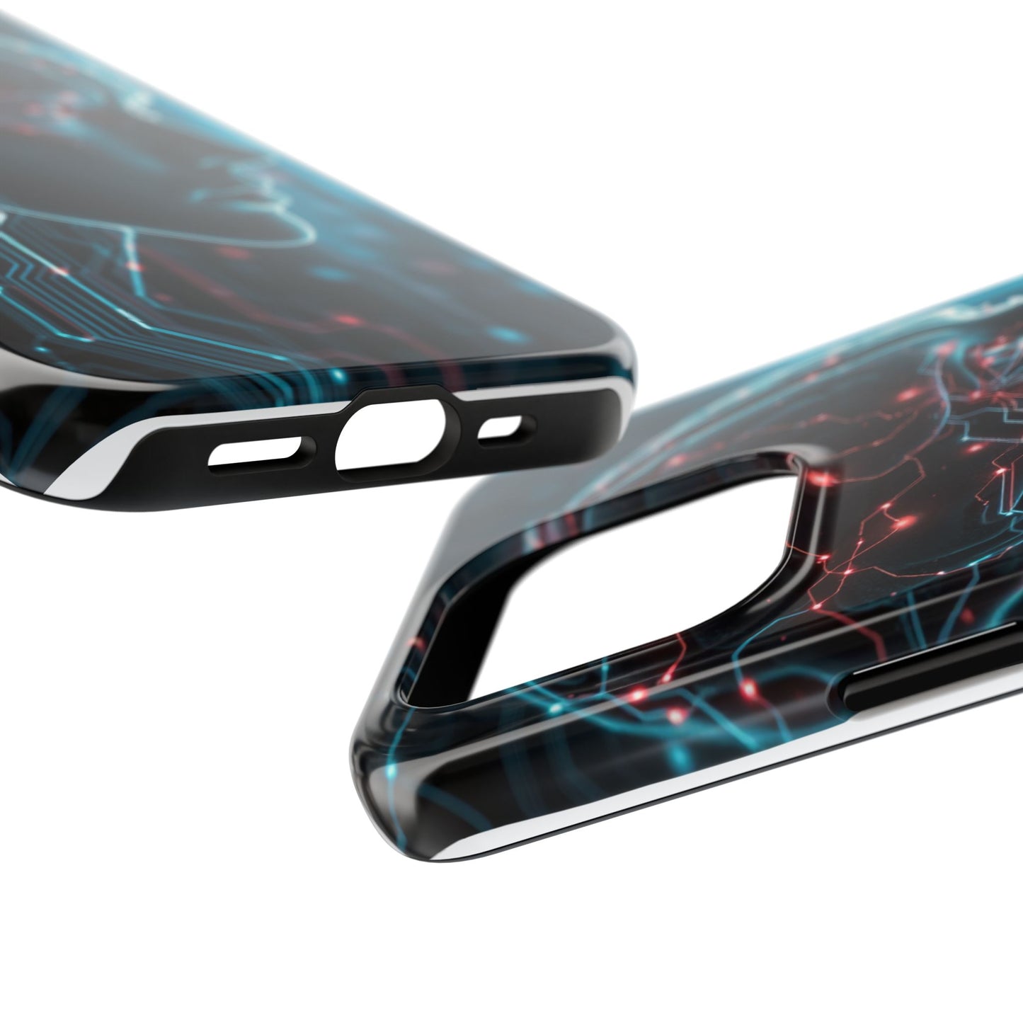 Futuristic Brain Design Tough Phone Case