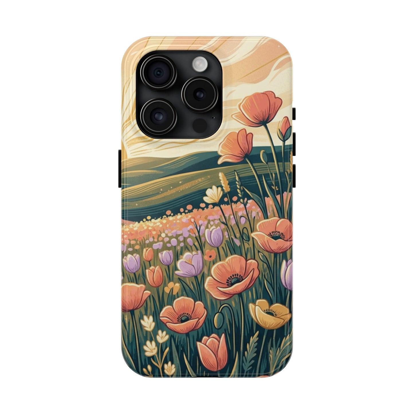 Floral Sunrise iPhone Case — Land of Flowers Design
