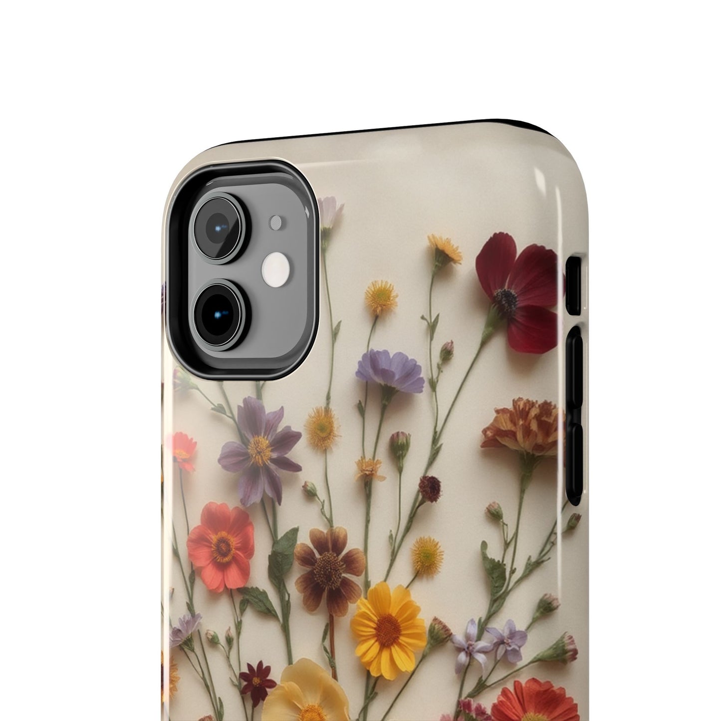 Floral Tough Phone Case - Durable Protection with Nature-Inspired Design