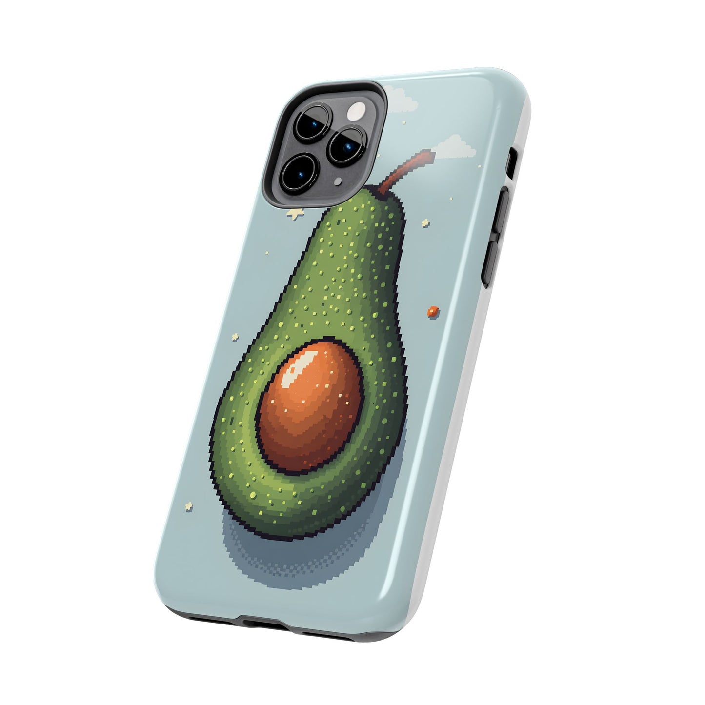Pixel Avocado Tough Phone Case - Perfect for Foodies & Nature Lovers - for iPhone