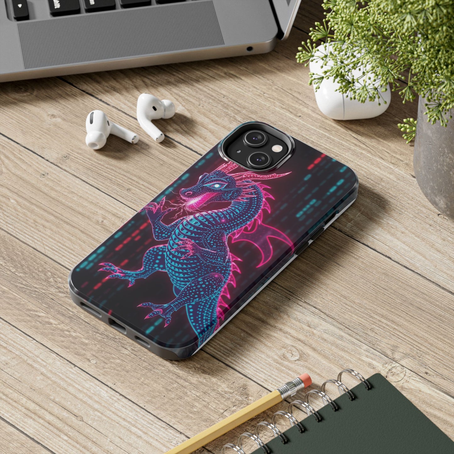 Electrifying Dragon Phone Case - Tough, Stylish Protection for Fantasy Lovers