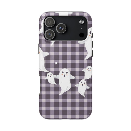 Cute Ghosts Tough Phone Case - Whimsical Halloween Design for Spooky Vibes