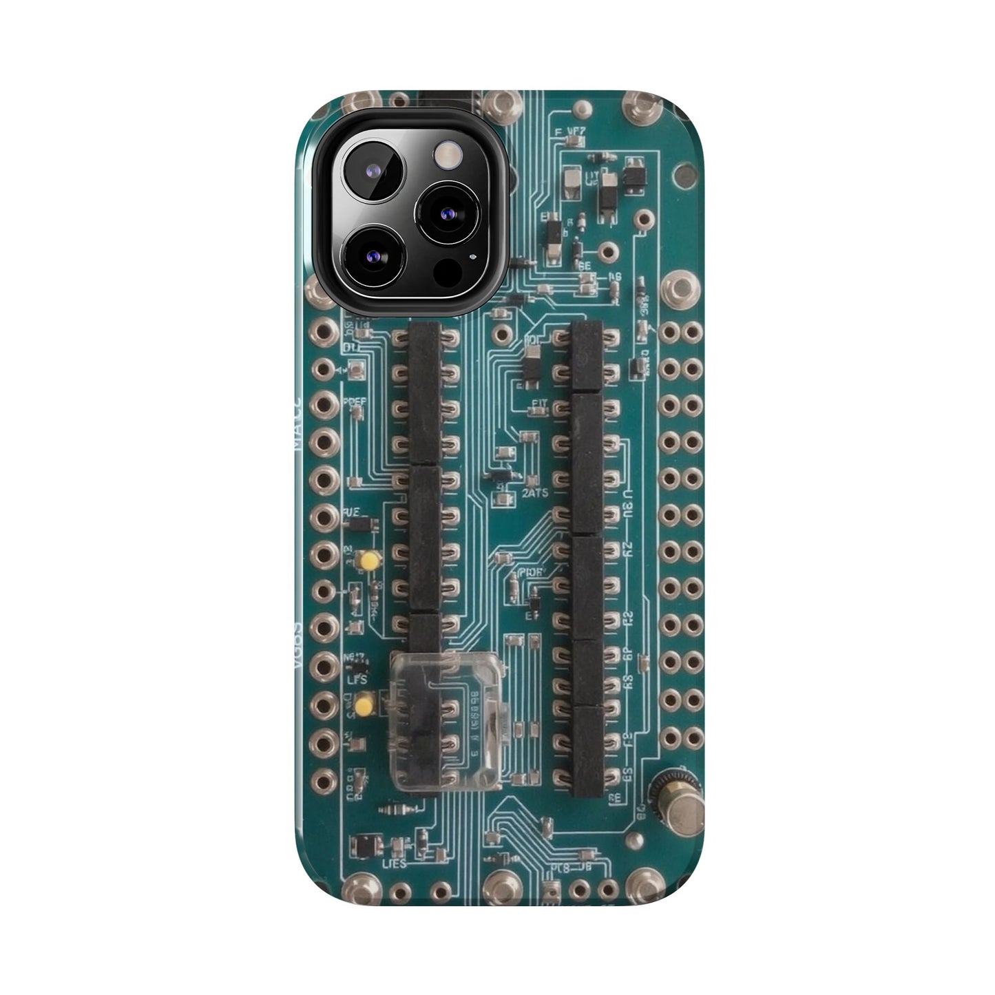 Old Circuits Design Tough Phone Case - for iPhone