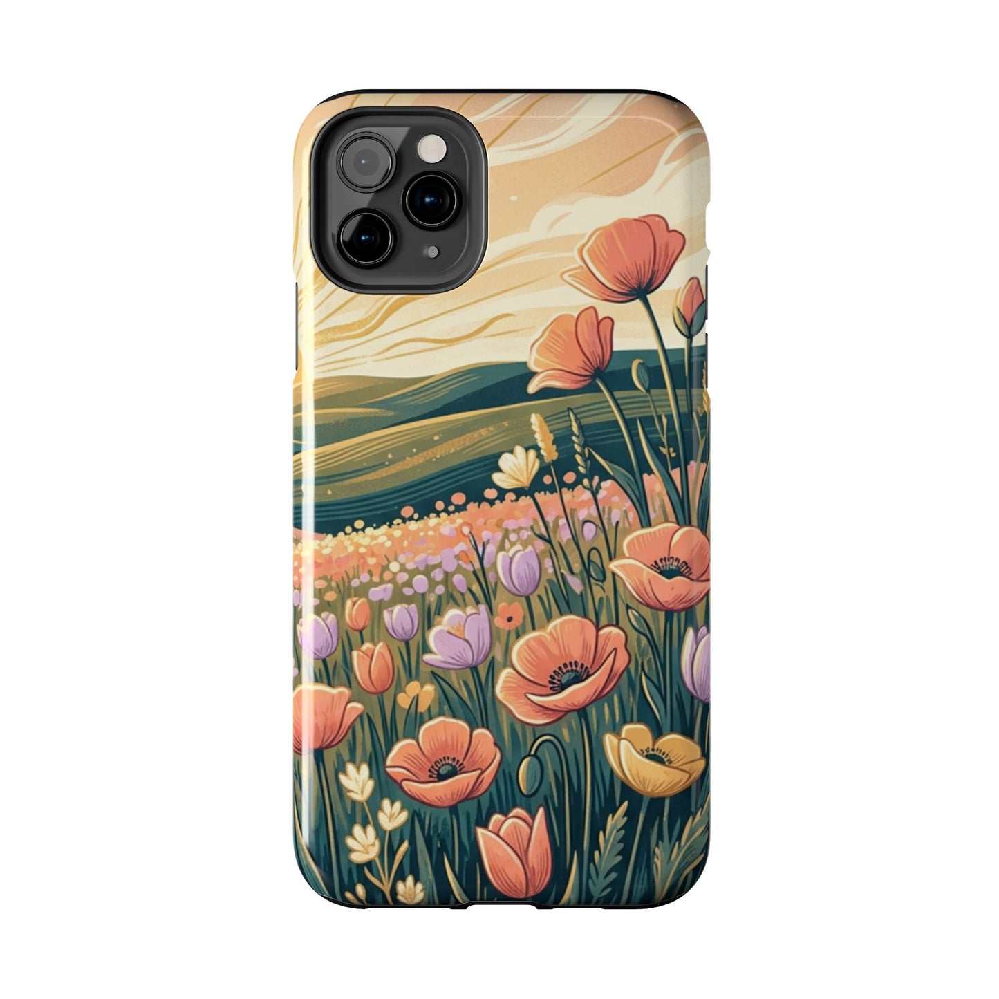 Floral Sunrise iPhone Case — Land of Flowers Design