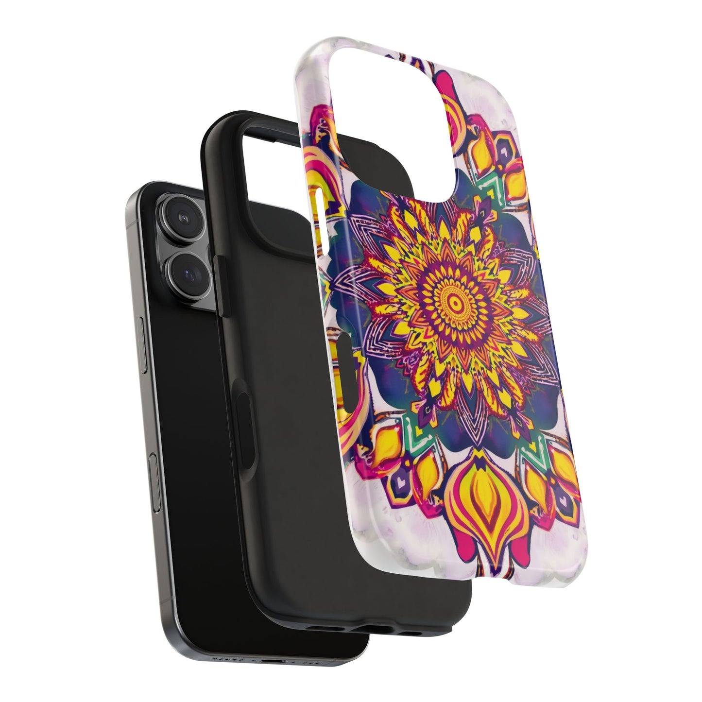 Vibrant Mandala Tough Phone Case - Boho Style Protection - for iPhone