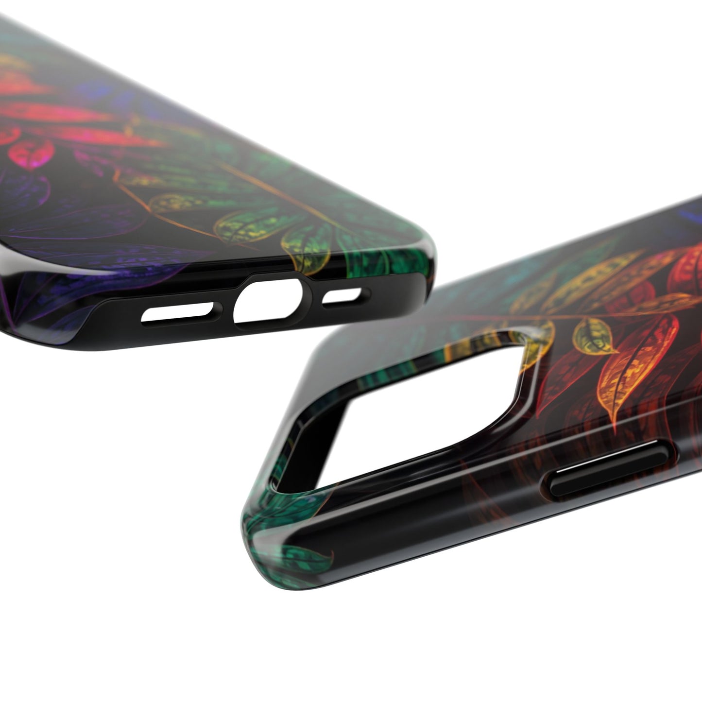 Vibrant Tropical Leaf Tough Phone Case