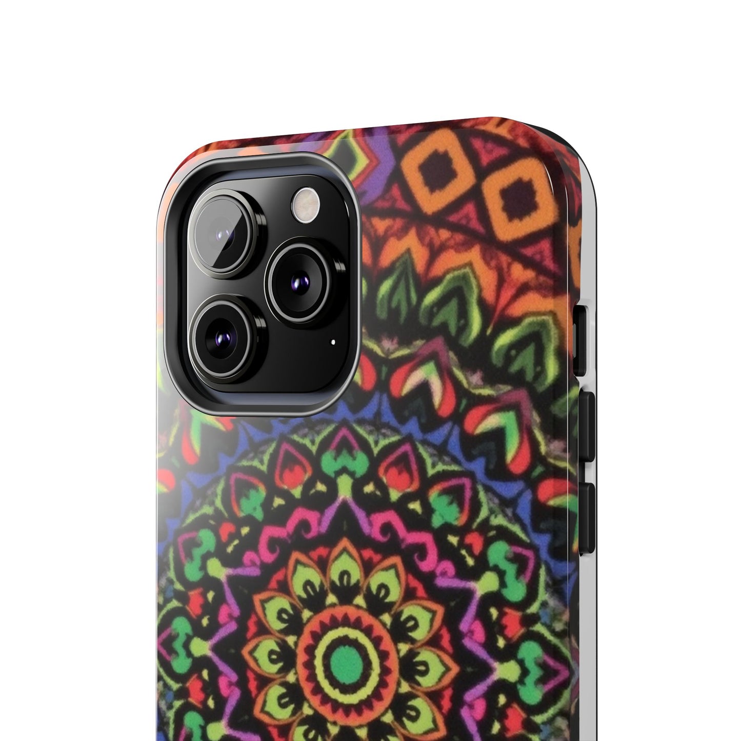 Colorful Mandala Tough Phone Case - Vibrant Designs for Trendy Protection - for iPhone