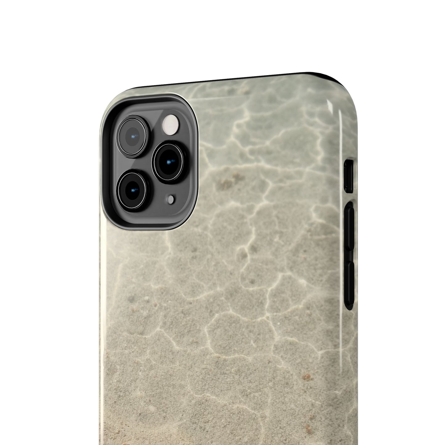 Beach-Inspired Tough Phone Case with Starfish and Seashell Design