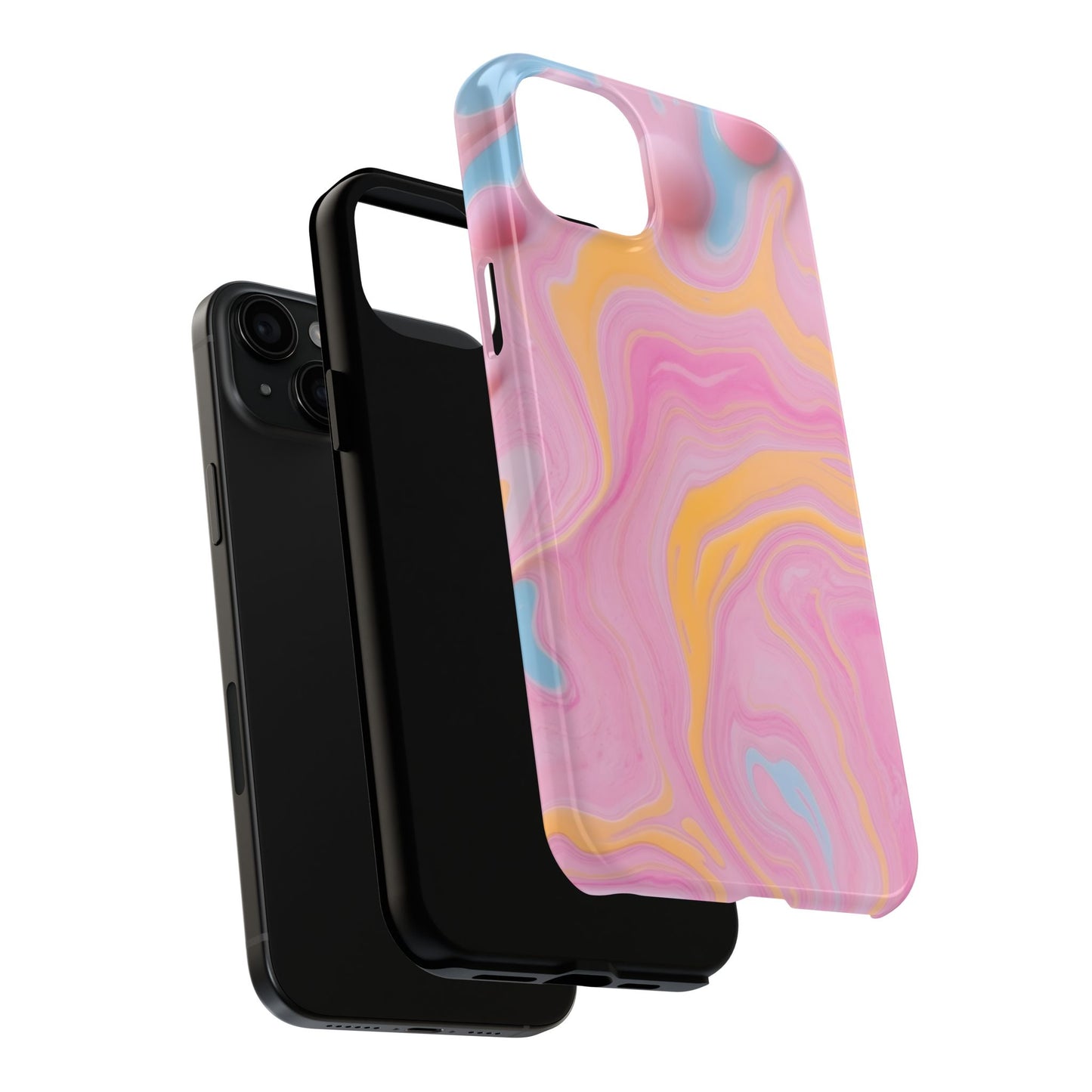 Liquid Candy Abstract Tough Phone Case - Durable Protection with Artistic Design - for iPhone