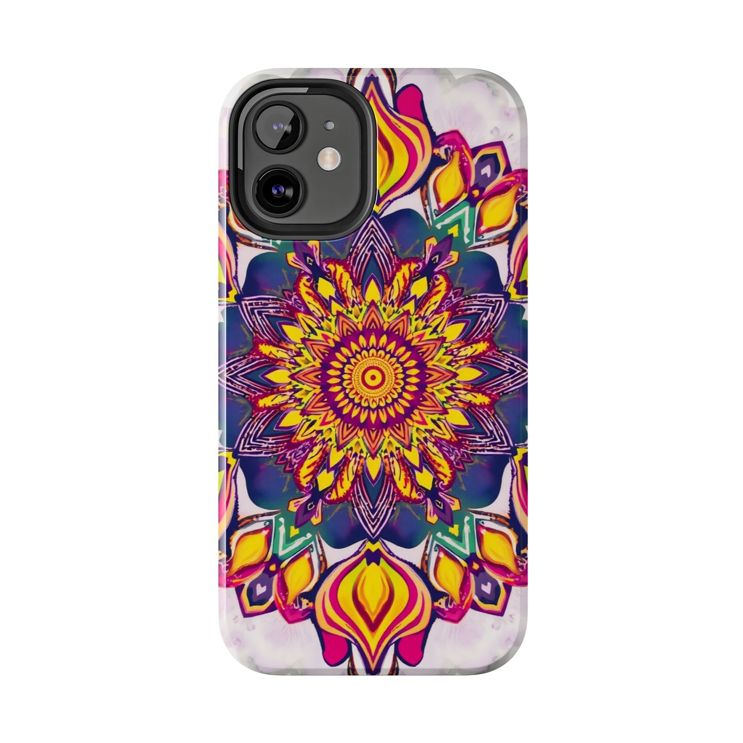 Vibrant Mandala Tough Phone Case - Boho Style Protection - for iPhone
