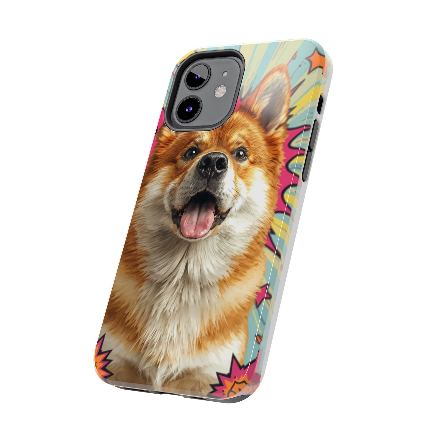 Playful Dog Tough Phone Case - Durable & Stylish Pet Lover Gift