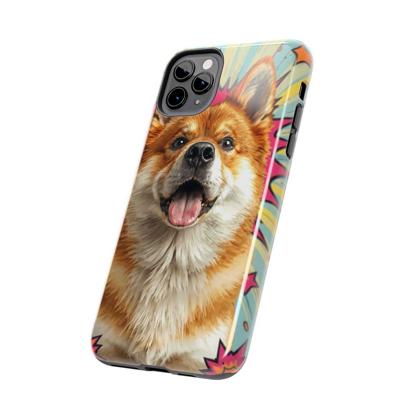 Playful Dog Tough Phone Case - Durable & Stylish Pet Lover Gift