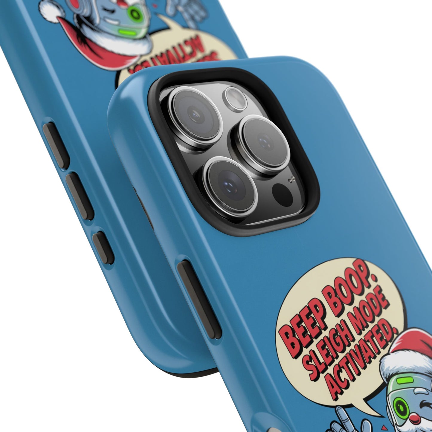 Funny Robot Holiday Phone Case - Beep Boop Sleigh Mode Activated