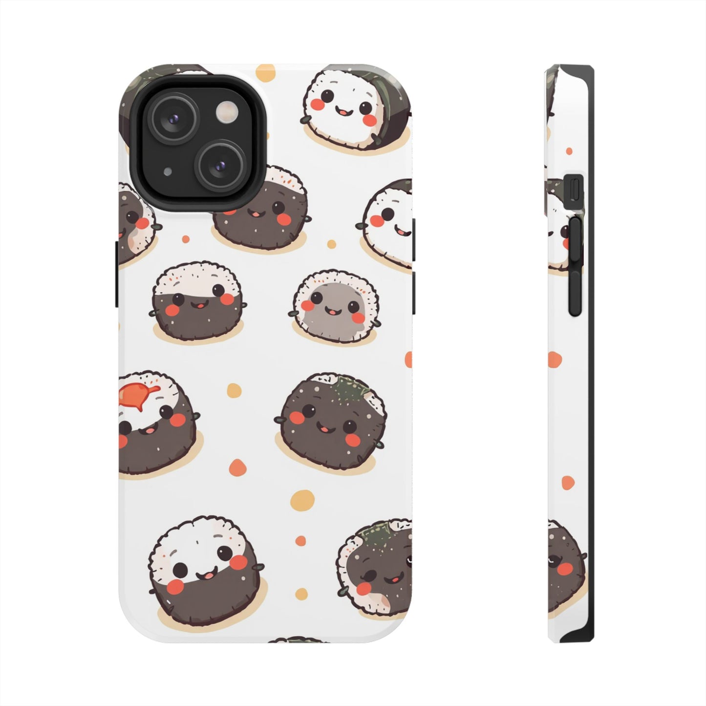 Cute Sushi Tough Phone Case - Kawaii Design for Food Lovers