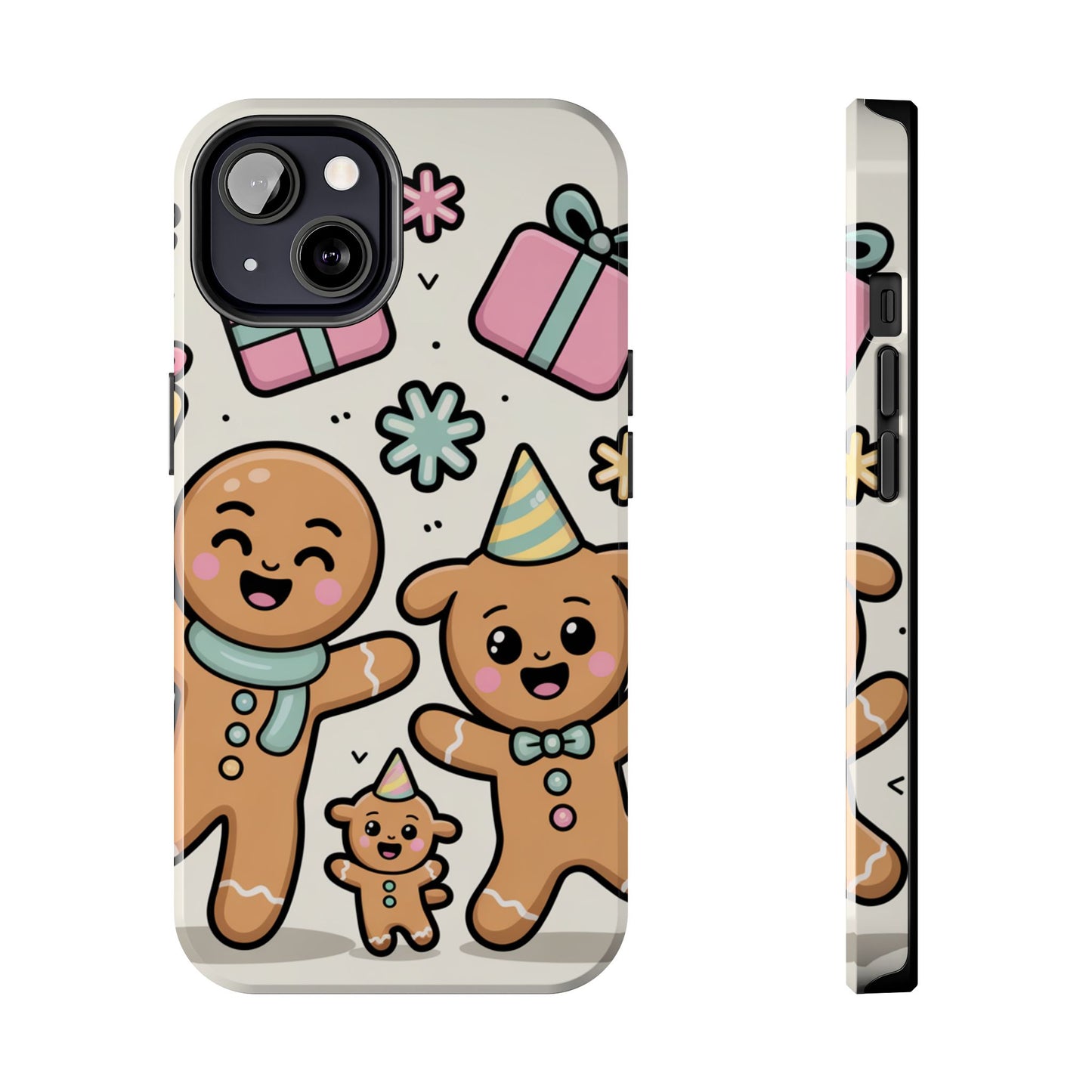 Gingerbread Family Dancing Holiday Phone Case