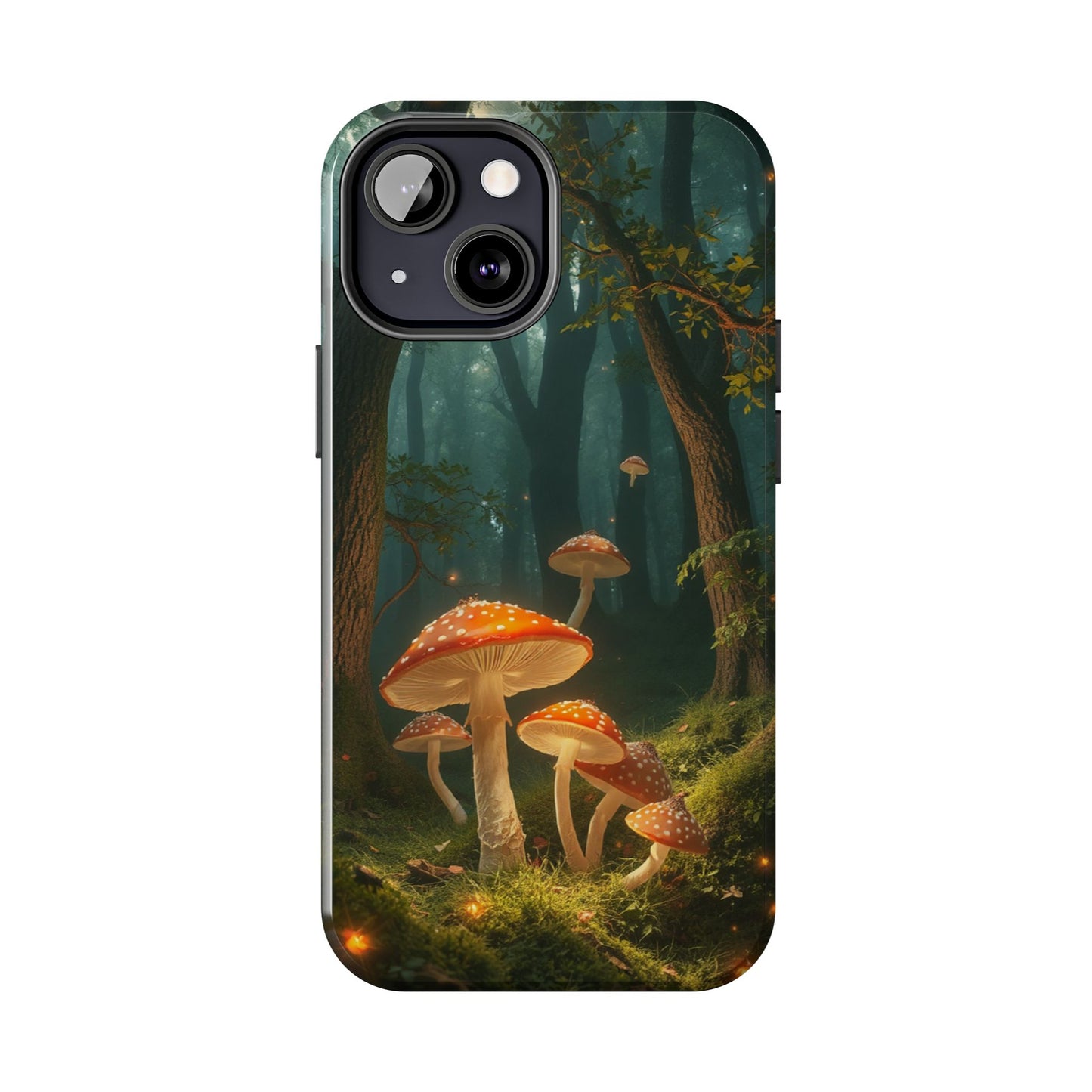 Whimsical Mushroom Tough Phone Case - Forest Fantasy Design