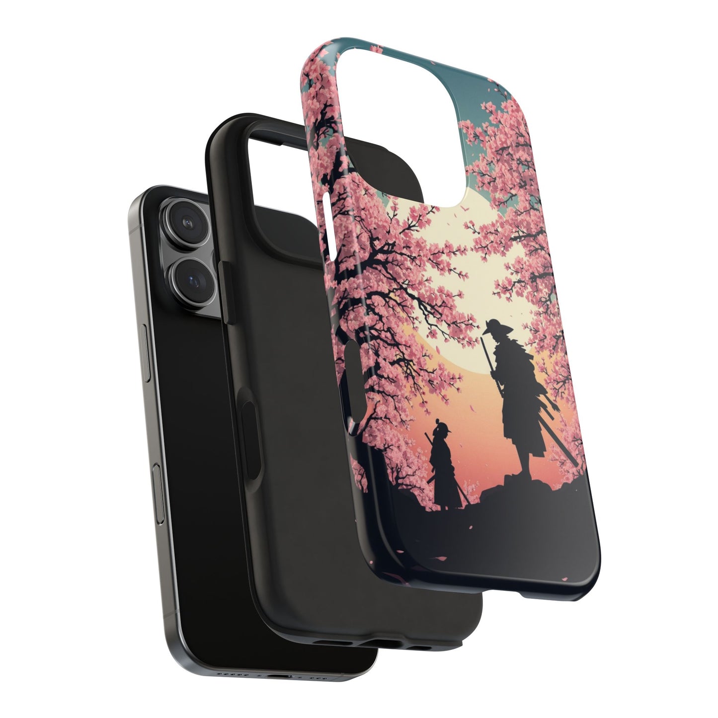 Cherry Blossom Samurai Tough Phone Case