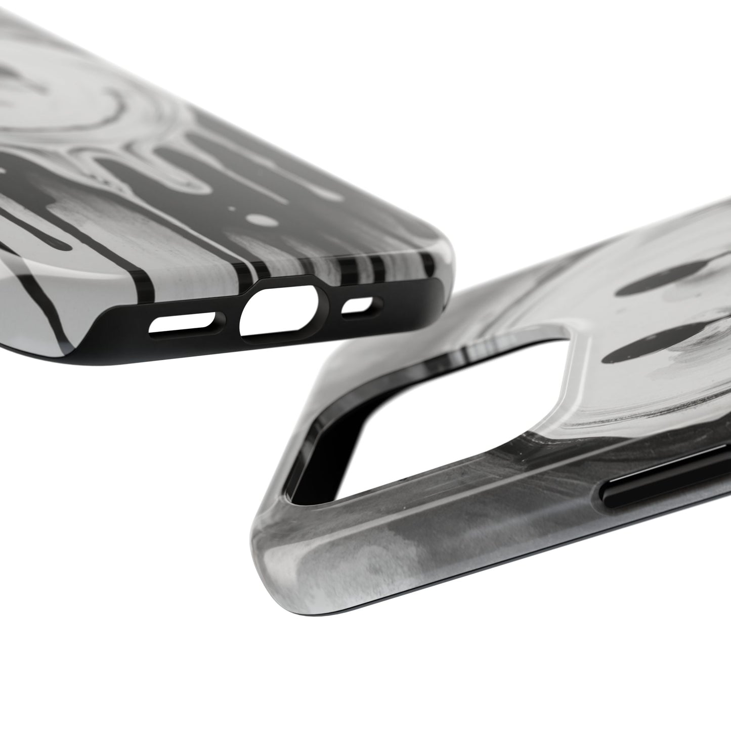 Dripping Smiley Tough Phone Case - Stylish & Durable Protection