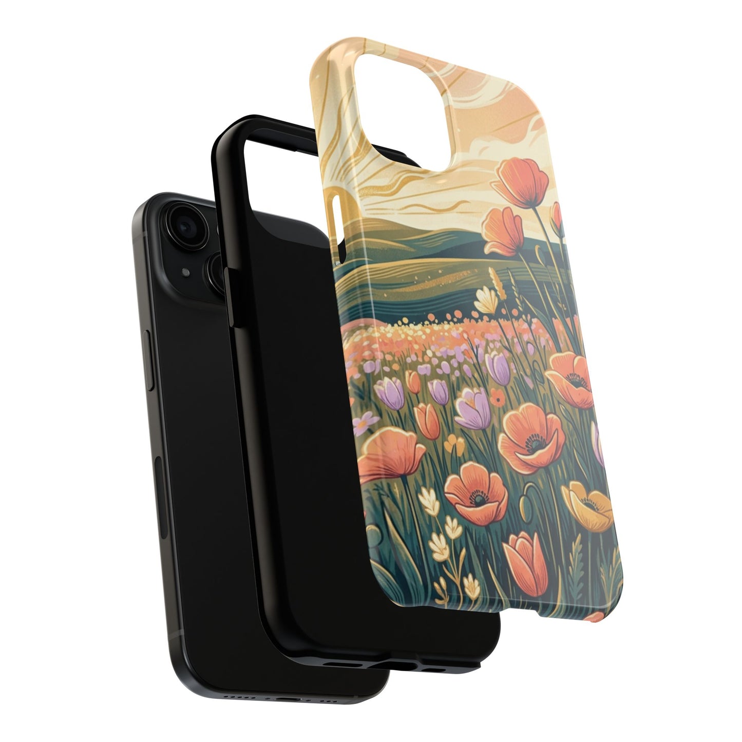 Floral Sunrise iPhone Case — Land of Flowers Design