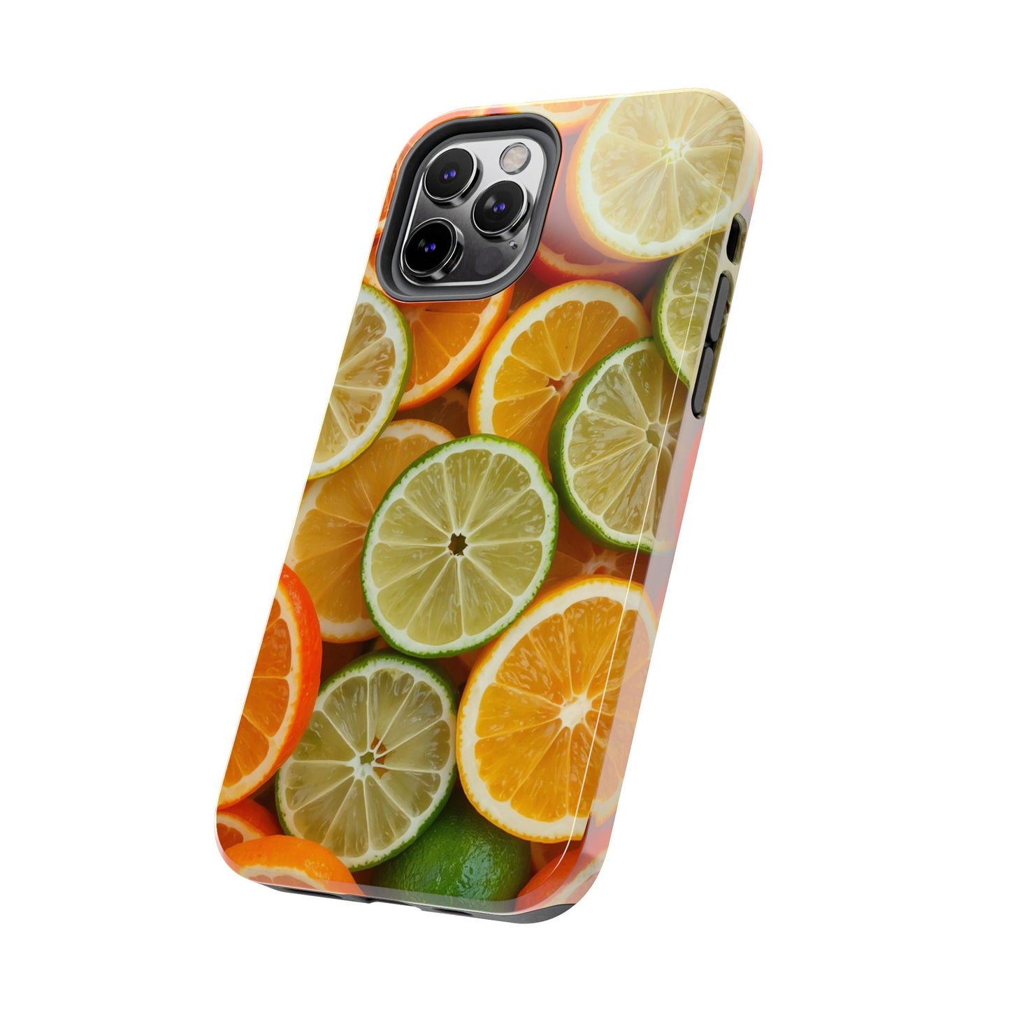 Citrus Slice Tough Phone Case – Vibrant Fruit Design for Summer Fun