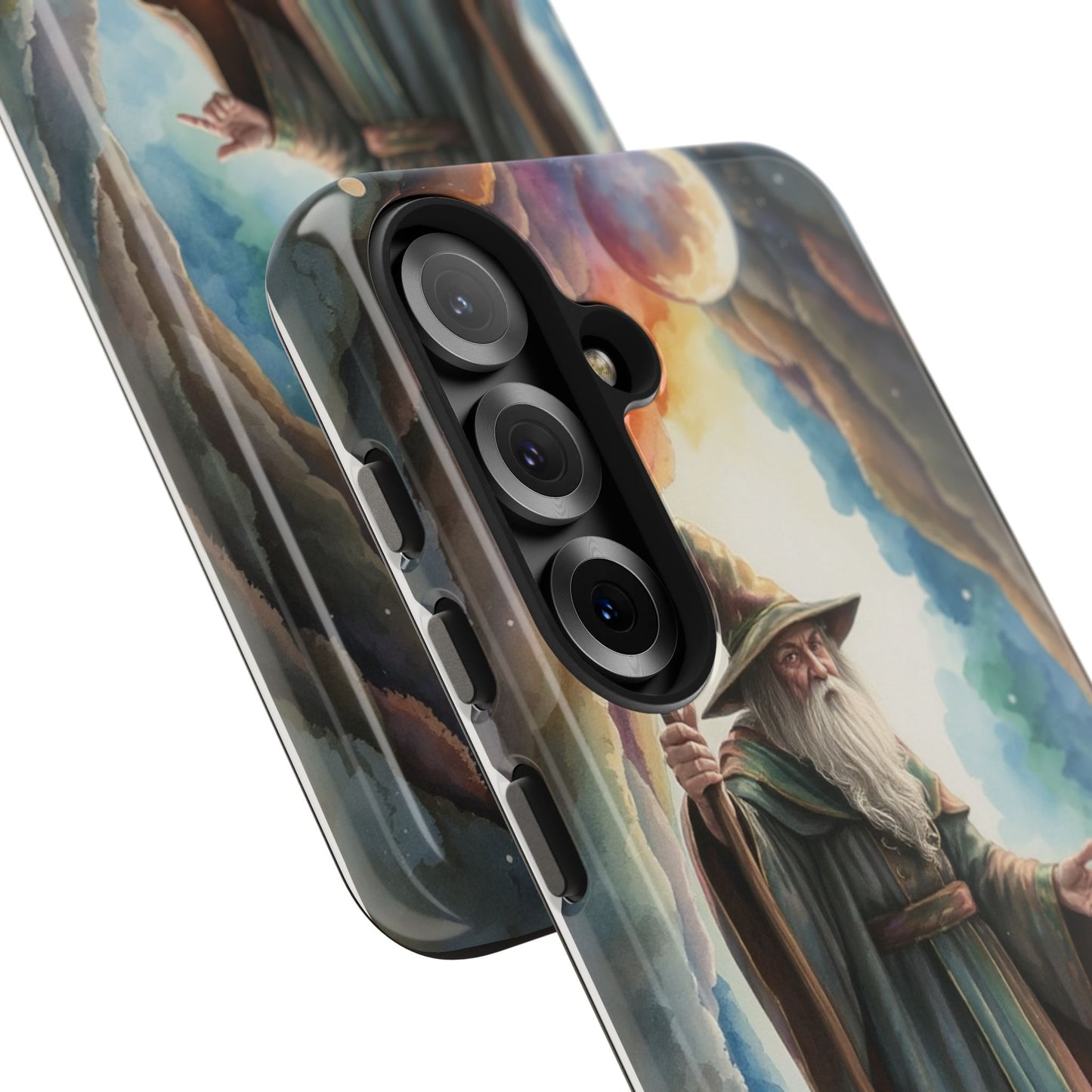 Magical Wizard Phone Case - Tough, Durable Phone Cover for Fantasy Lovers, Geek Gift, Unique Design, Celestial Phone Accessory