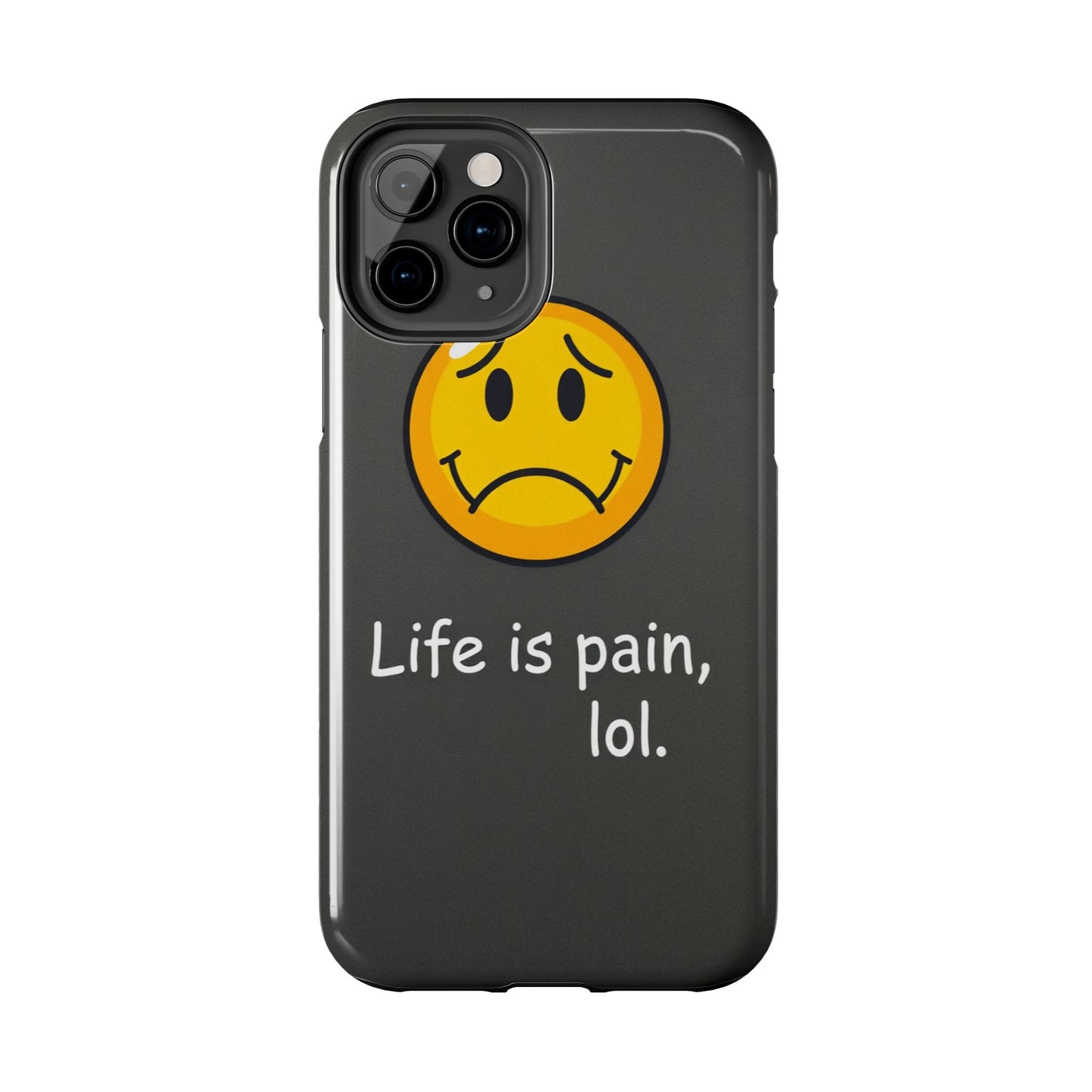 Life is Pain Tough Phone Case - Trendy Design for Smartphone Protection