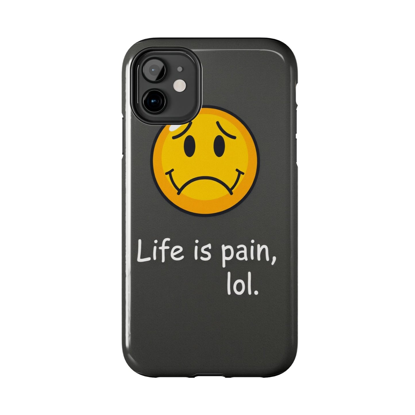 Life is Pain Tough Phone Case - Trendy Design for Smartphone Protection