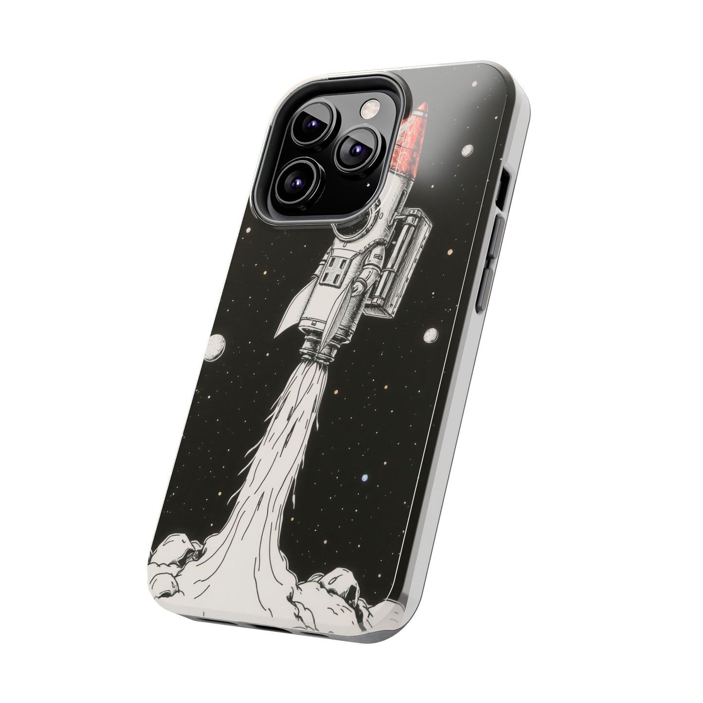 Cool Tough Phone Case for iPhone - Astro-Rocket Bond