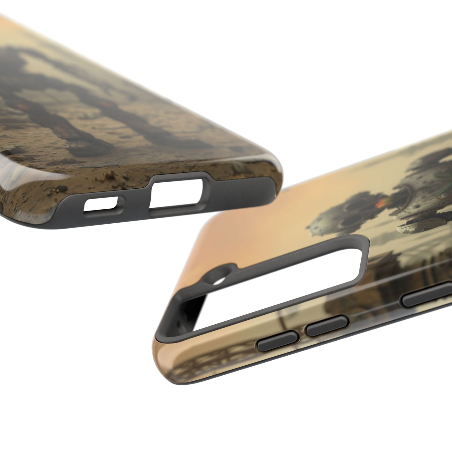 Robotic Sentinel Tough Phone Case - Durable Protector for Sci-Fi Lovers