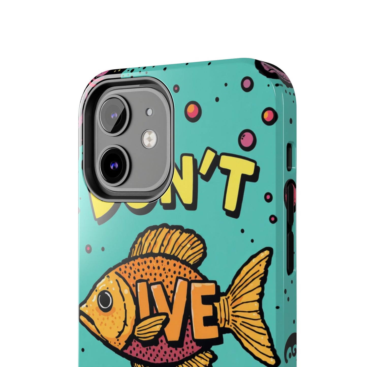 Catchy Fish-Themed Tough Phone Cases, Unique Gift for Fish Lovers, Durable Protection for Phones, Fun Aquatic Design, Ideal for Holidays