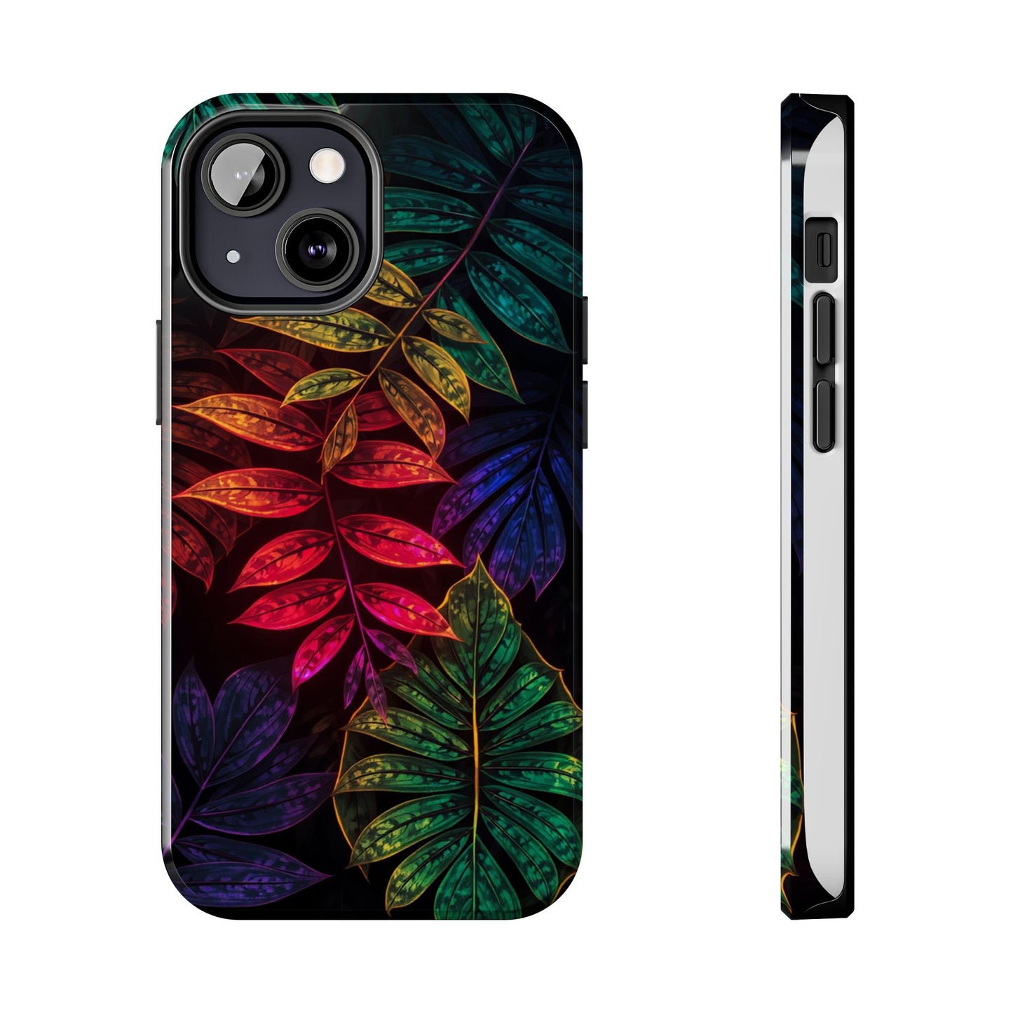 Vibrant Tropical Leaf Tough Phone Case