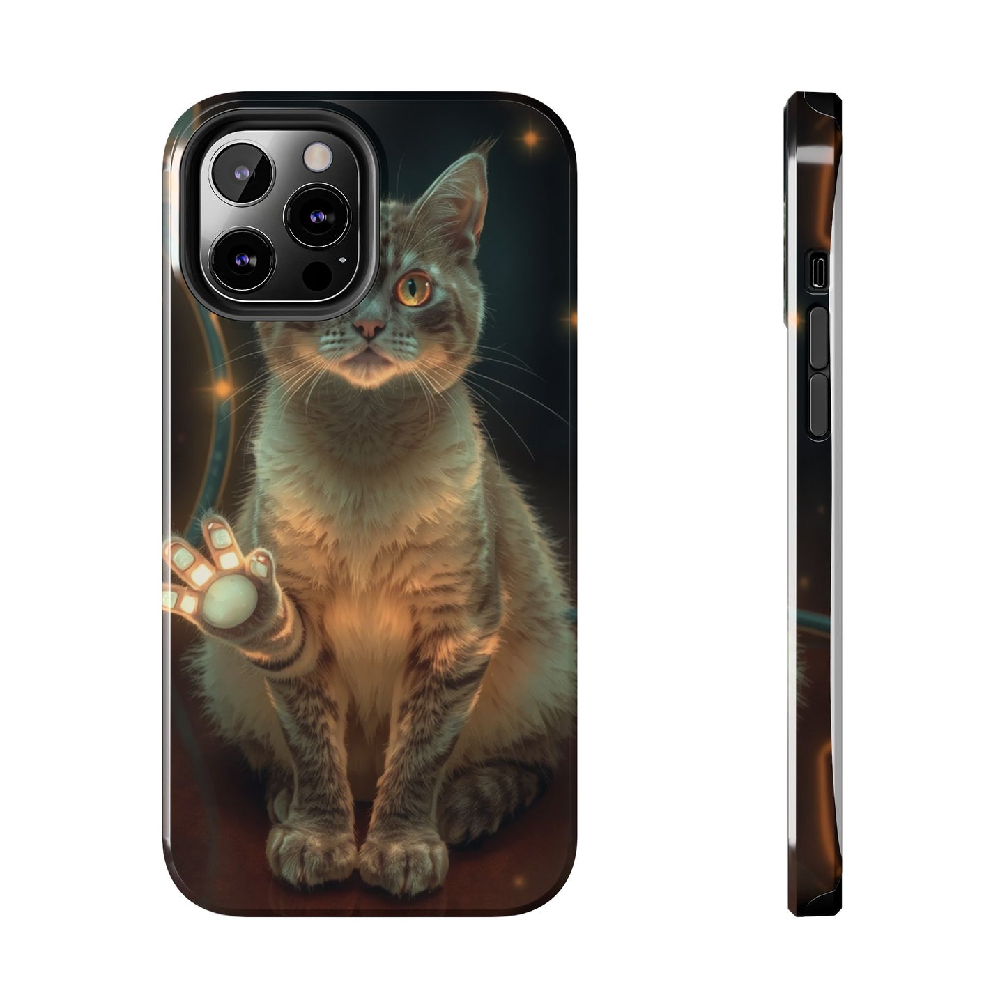 Whimsical Cat Phone Case | Tough Phone Cases for Cat Lovers, Pet Accessories, Gift for Cat Owners, Cute Phone Cover, Personalized Tech
