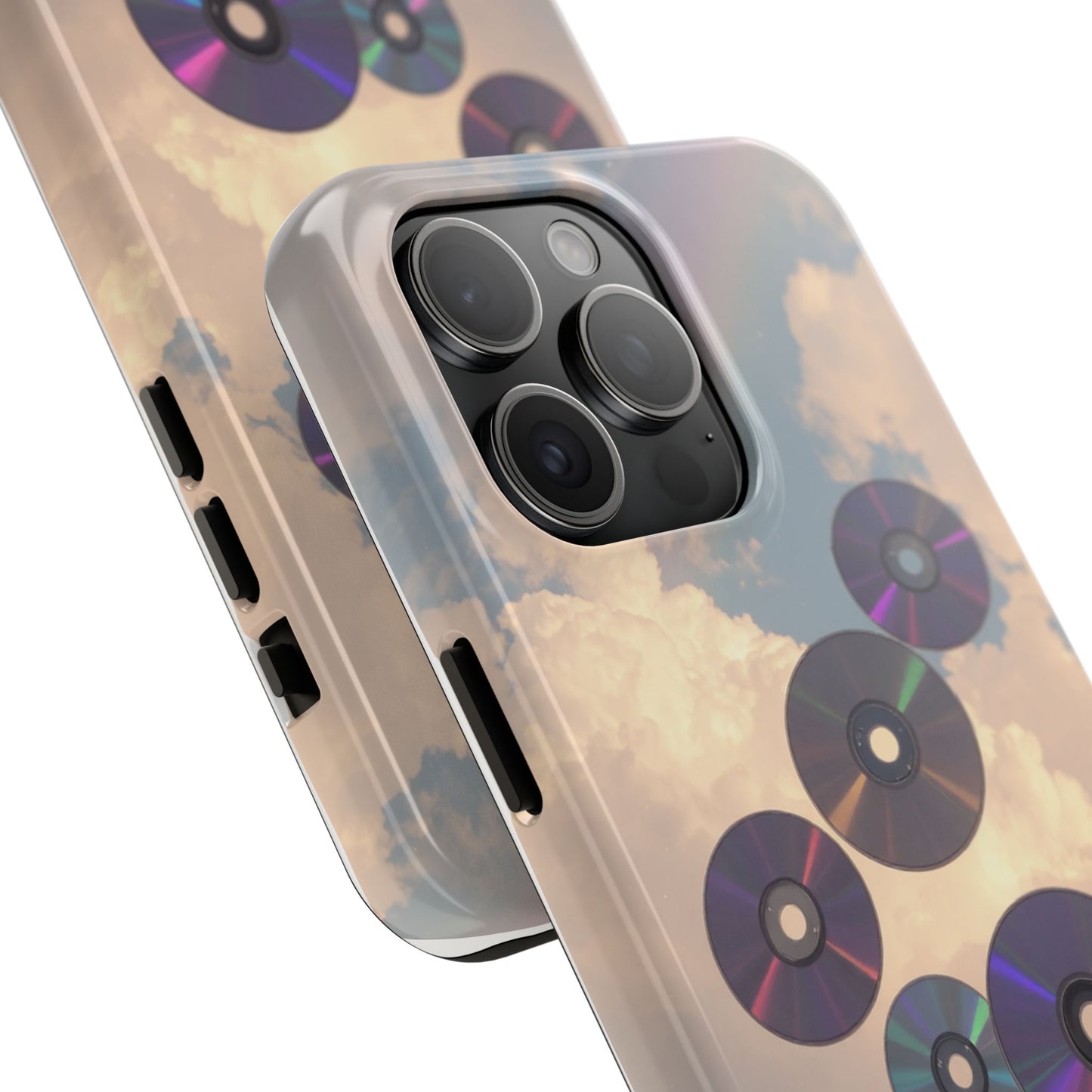 Vibrant Cloud CD Tough Phone Case - Durable and Stylish