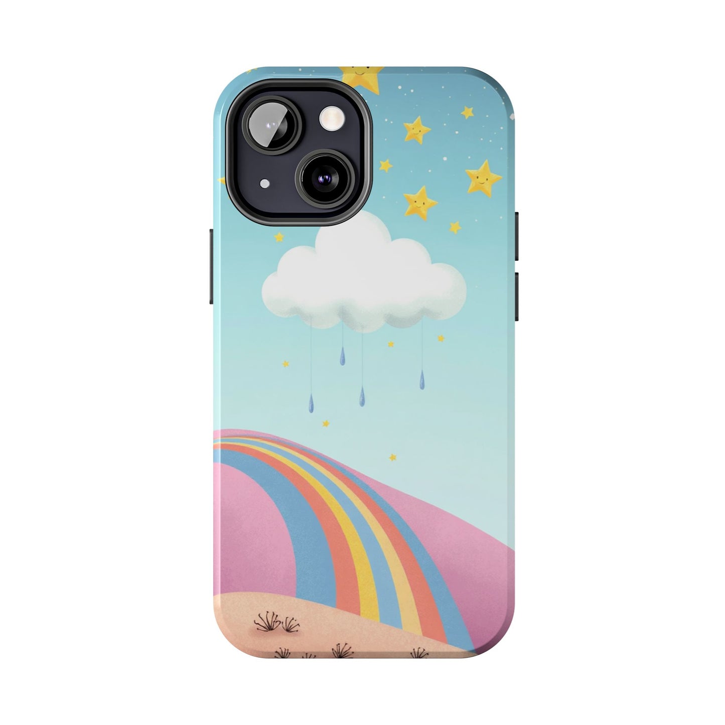 Colorful Rainbow Phone Case - Durable Tough Design for Adventurers