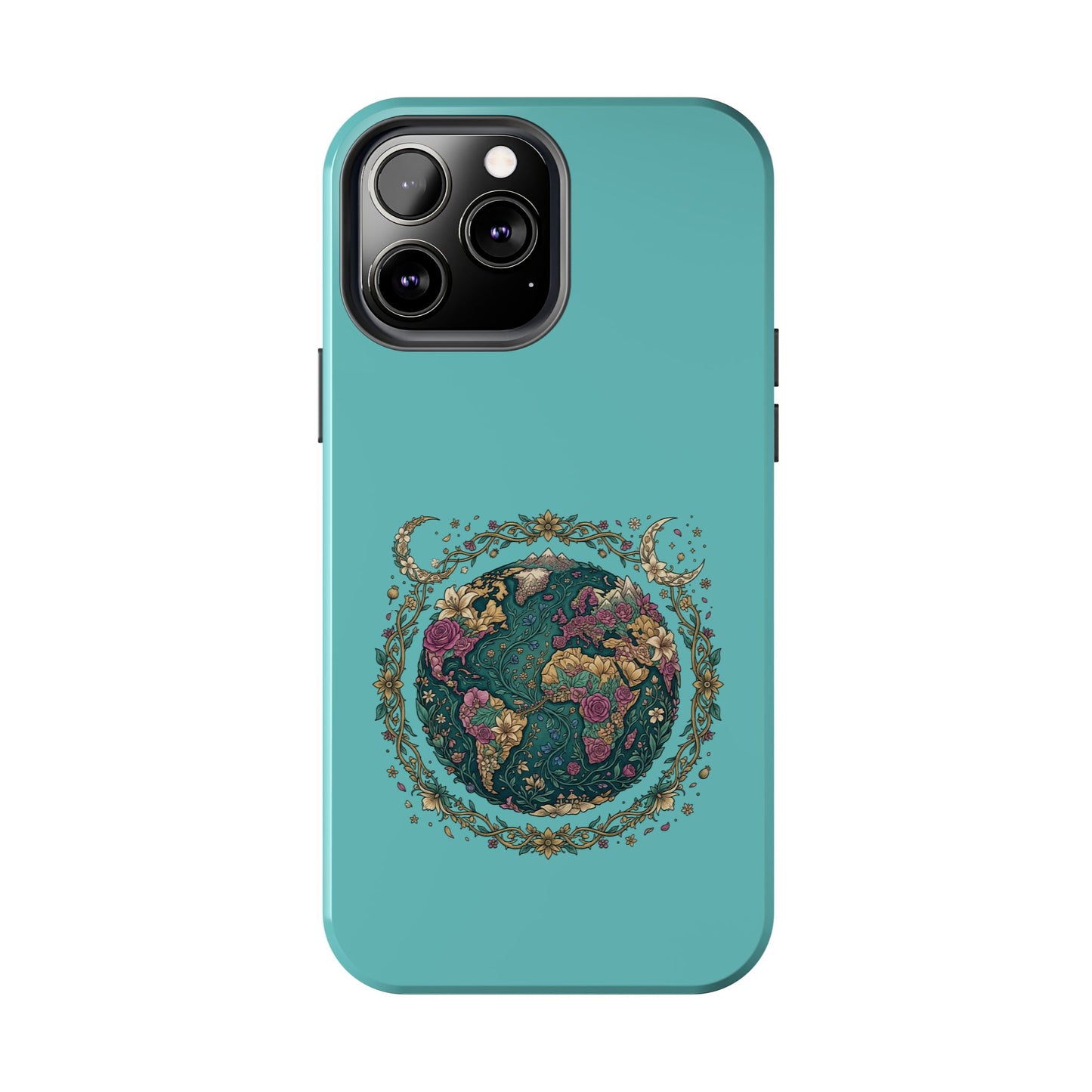 Mystical Floral Planet Phone Case — Tough Protective Phone Case