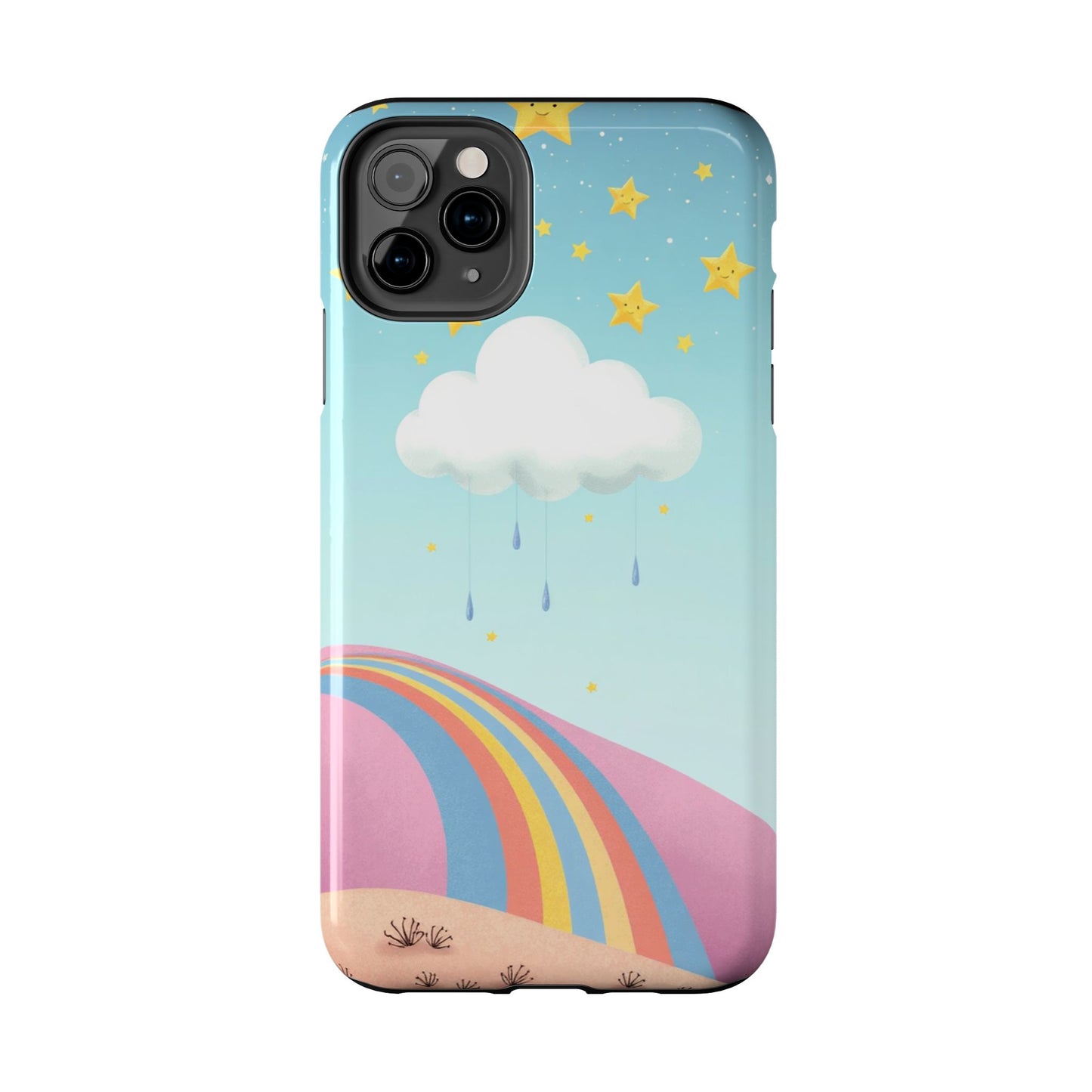 Colorful Rainbow Phone Case - Durable Tough Design for Adventurers