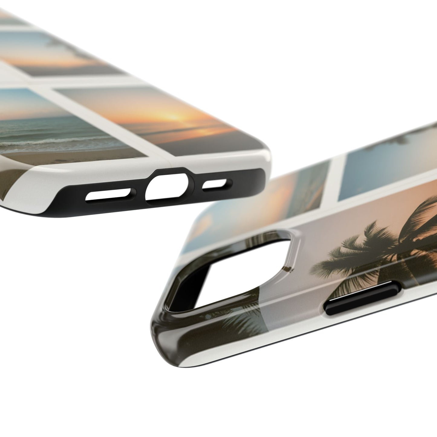 Tropical Sunset Tough Phone Case - Beach Vibes for Summer Adventures