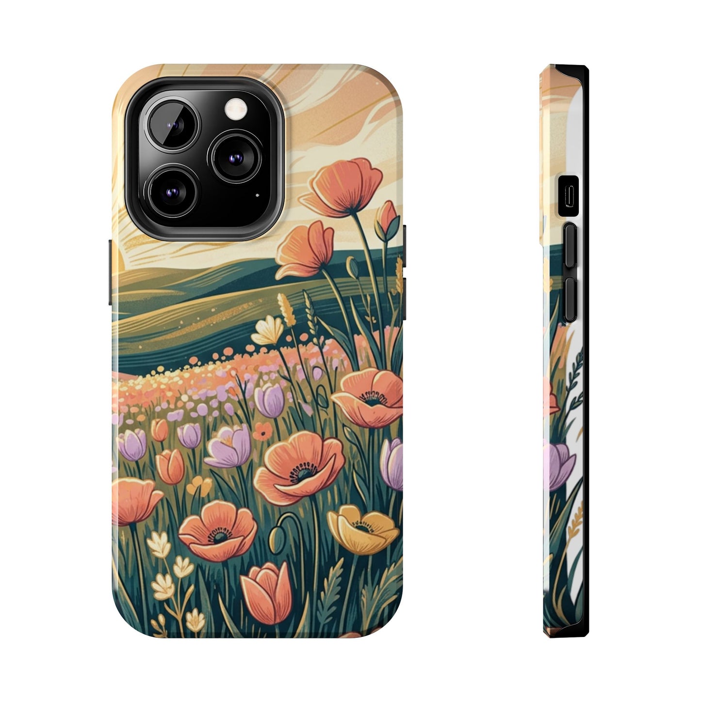 Floral Sunrise iPhone Case — Land of Flowers Design