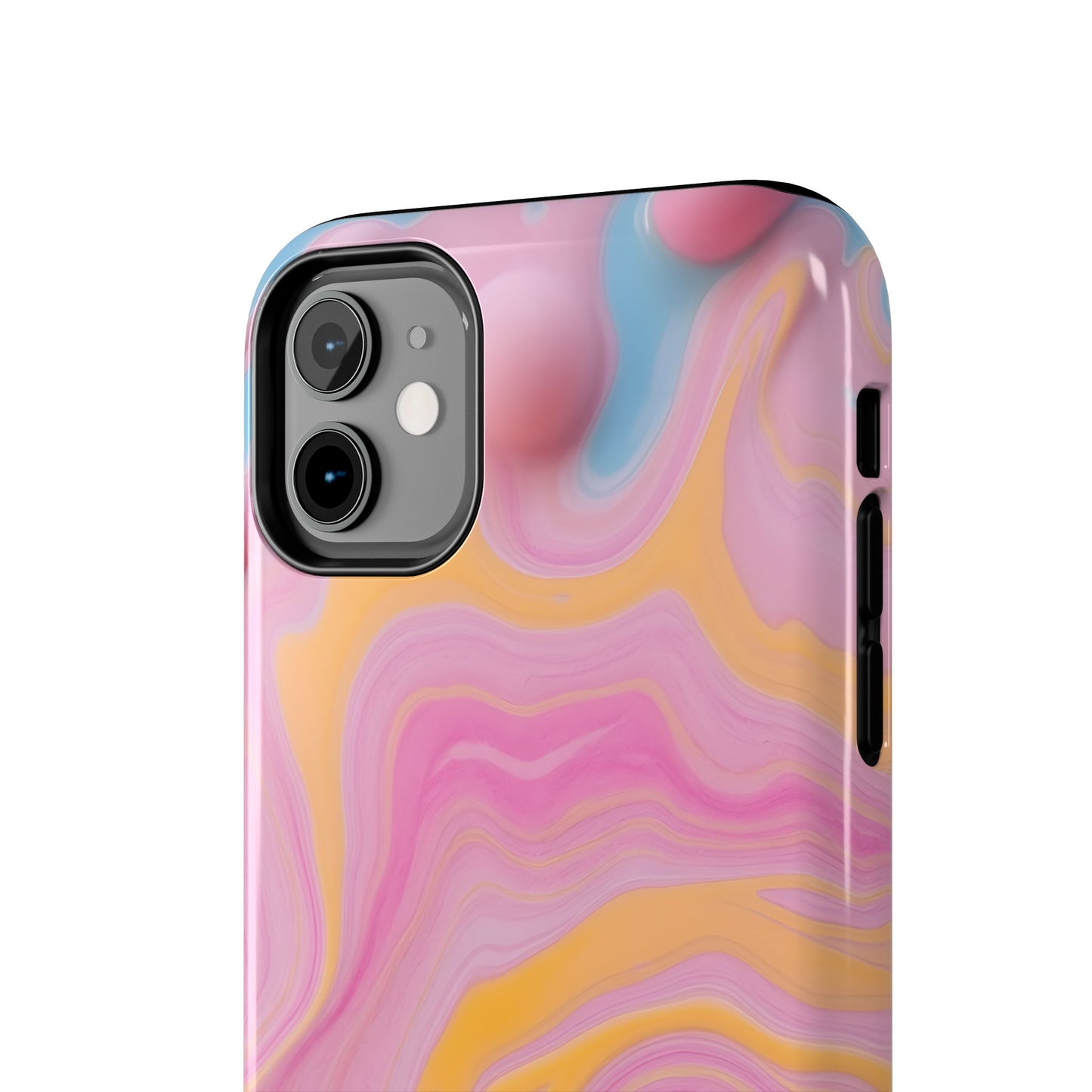 Liquid Candy Abstract Tough Phone Case - Durable Protection with Artistic Design - for iPhone