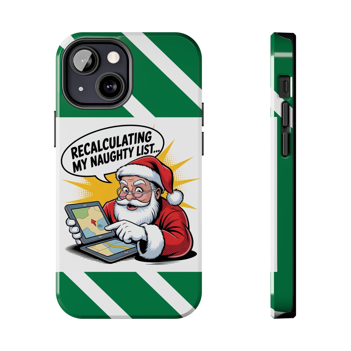Santa Naughty List Phone Case - Tough & Fun Holiday Protection