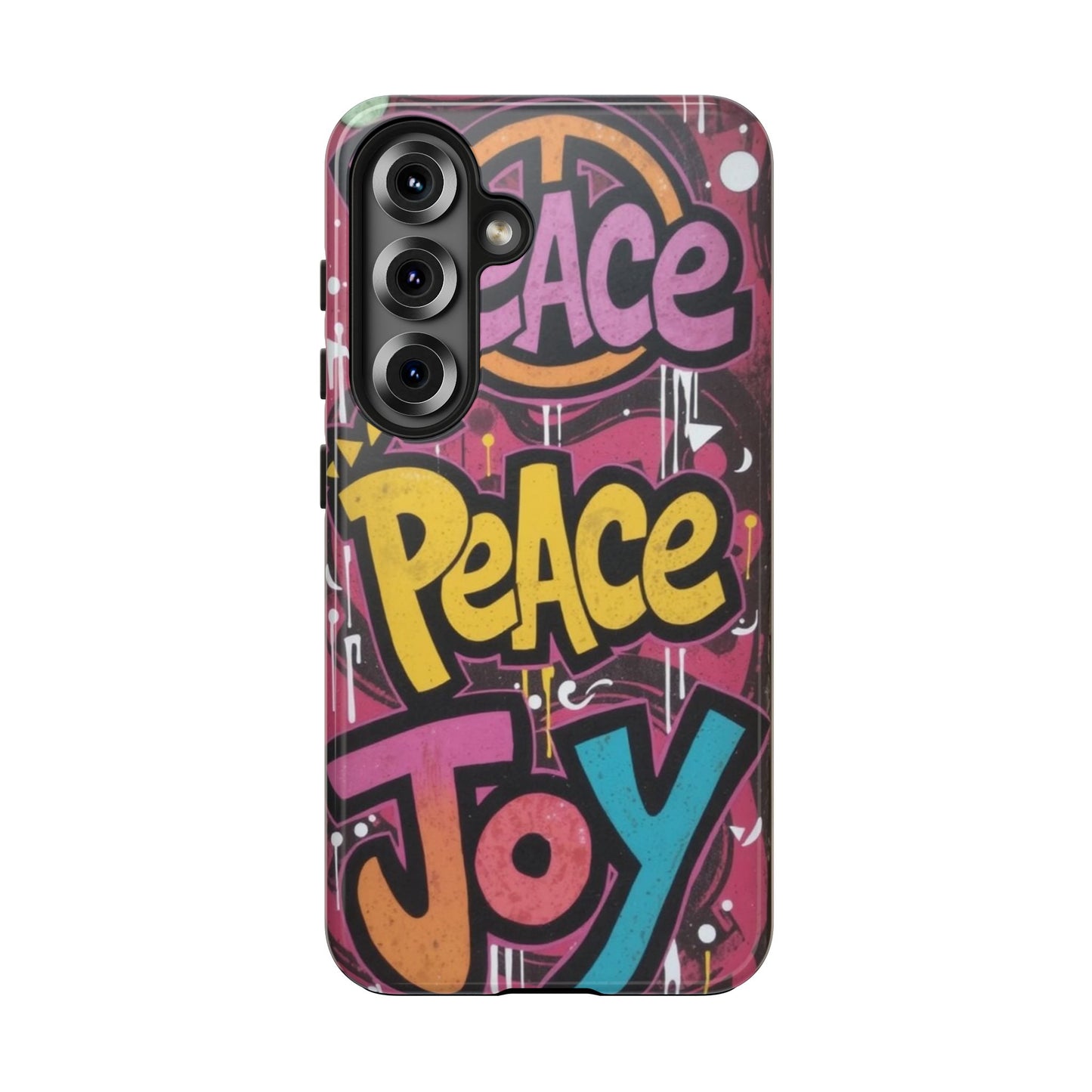 Colorful Peace Joy Tough Phone Case