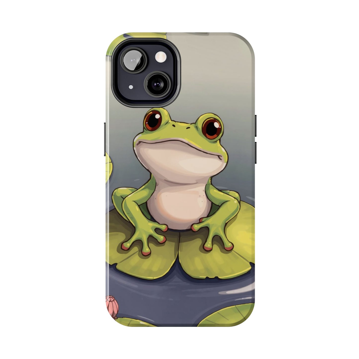 Cute Frog Tough Phone Case - Durable Protection with Nature Vibe