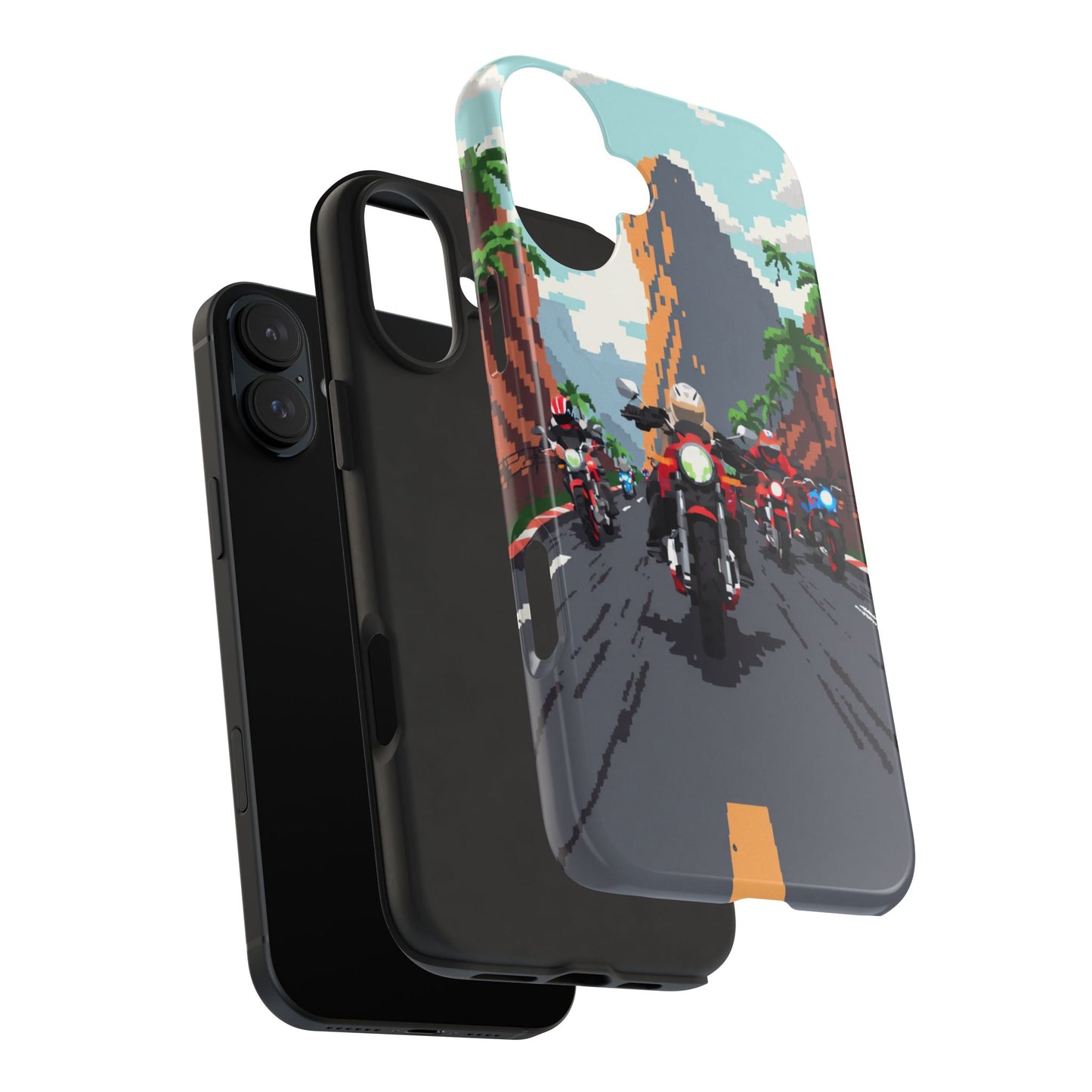 Retro Biker Tough Phone Case - Perfect for Motorcycle Lovers