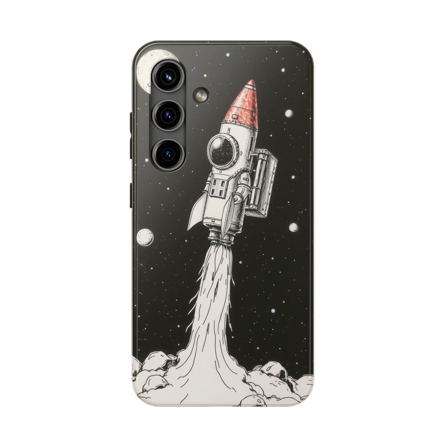 Cool Tough Phone Case for iPhone - Astro-Rocket Bond