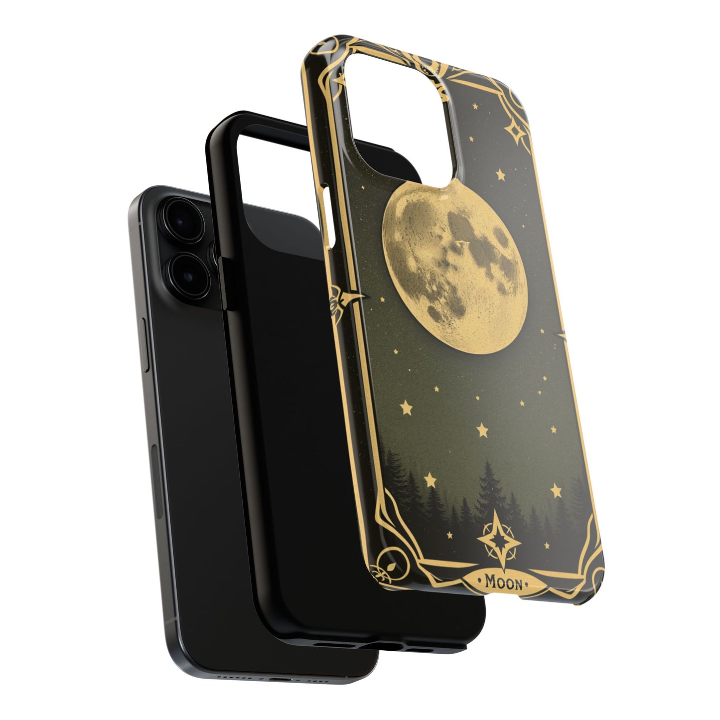 Celestial Moon Phone Case - Tough & Stylish for Star Lovers