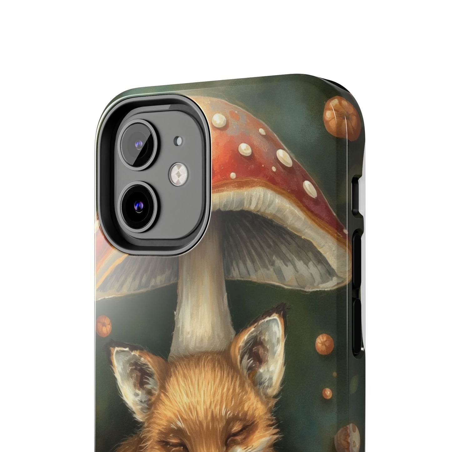 Cute Fox & Mushroom Phone Case - Tough Protective Cover